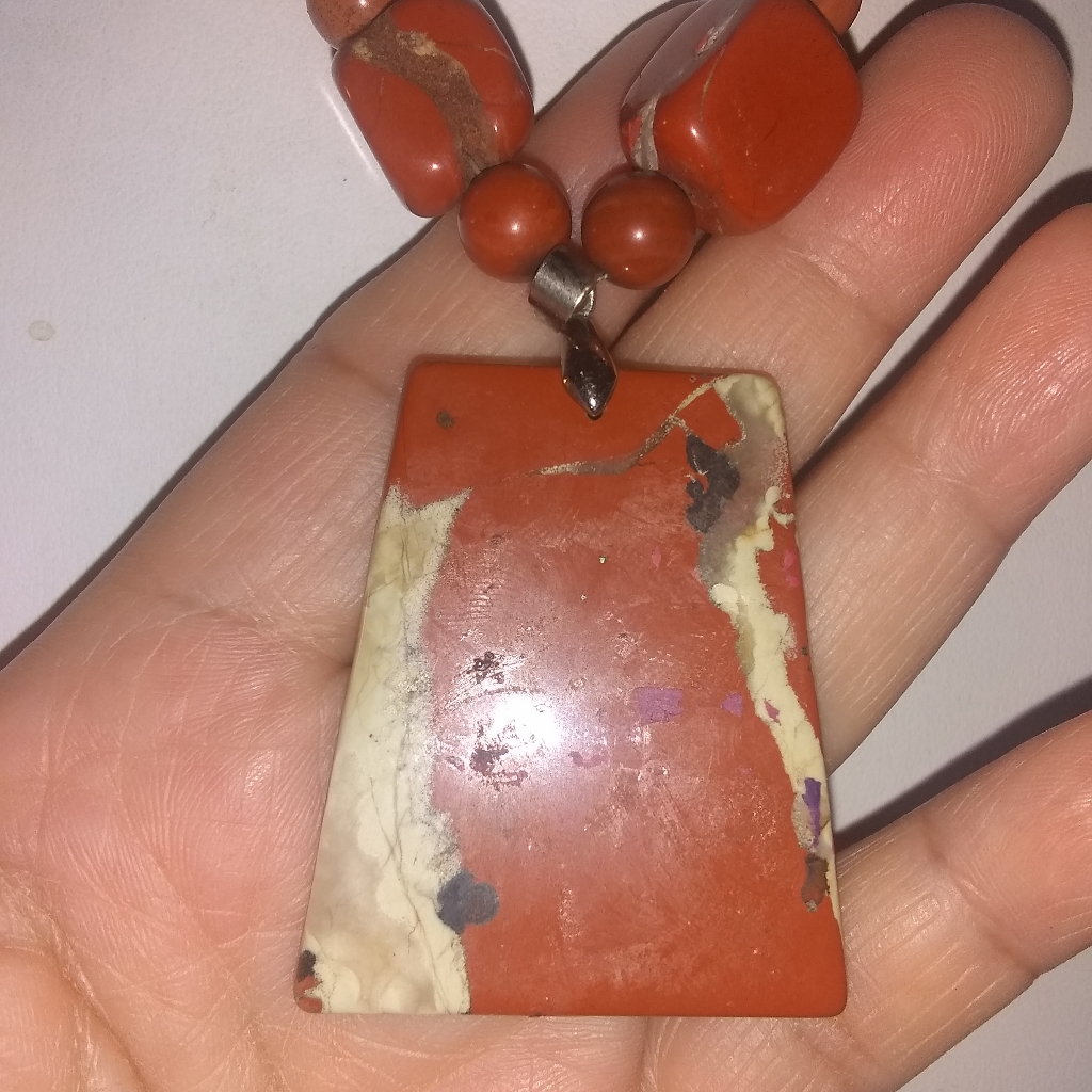 Huge!/Red Jasper Necklace